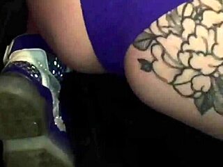 British Slut Shakes Big Ass on Beach in Wet Panties