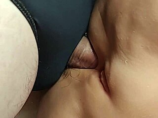 Guy pounds realistic fuck doll's shaved ass close-up deep