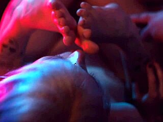 latina bisexuals lick feet pussy skip cock in wet orgy