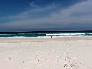 wanna see this skinny brunette deepthroat on beach with cumshot facial finish?