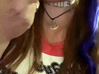 kandy's fat ass slurps huge bbc deepthroat homemade chubby wife blowjob